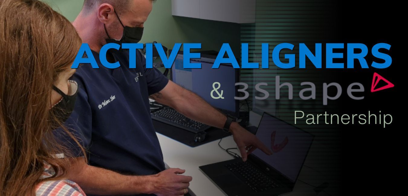 Active Aligners clear aligner case design and Smile Club Lab digital workflow support for dentists